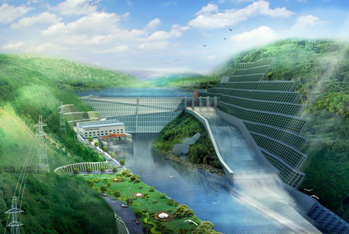 西安老挝南塔河1号水电站项目